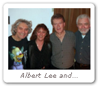 Betty met Albert Lee and Hogan Heroes